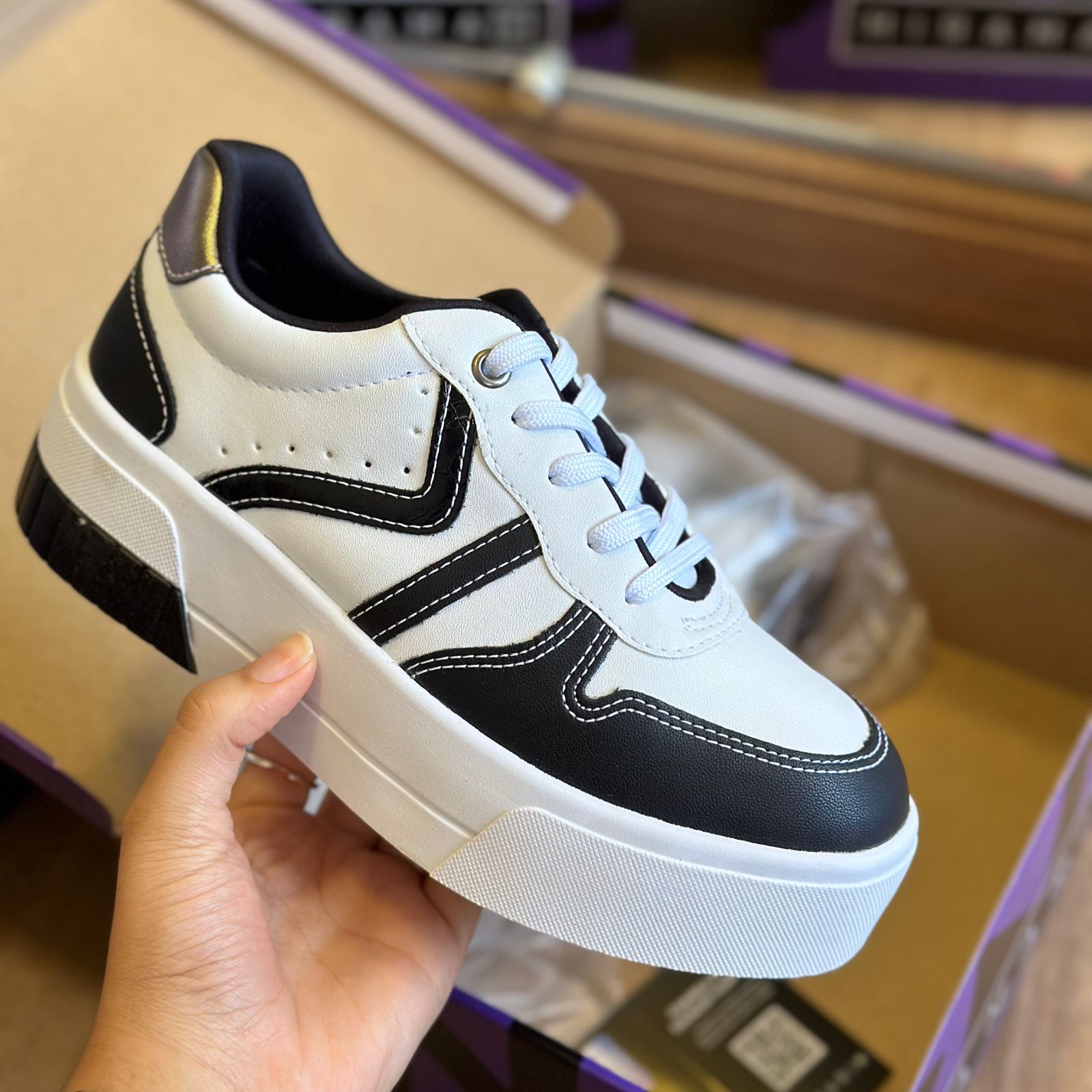 Tênis Ramarim Plataforma Feminino Ice SNK 2484104