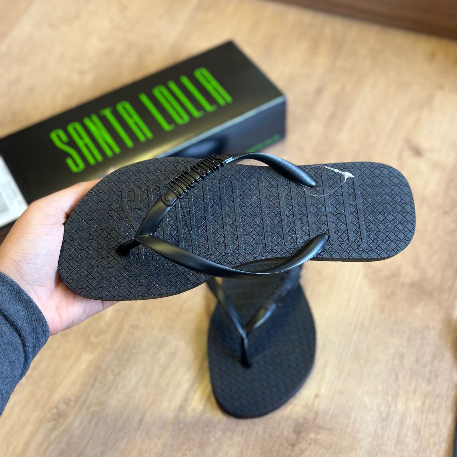 Sandália Santa Lolla Flip Flop Borracha Tag 0483.2AA3
