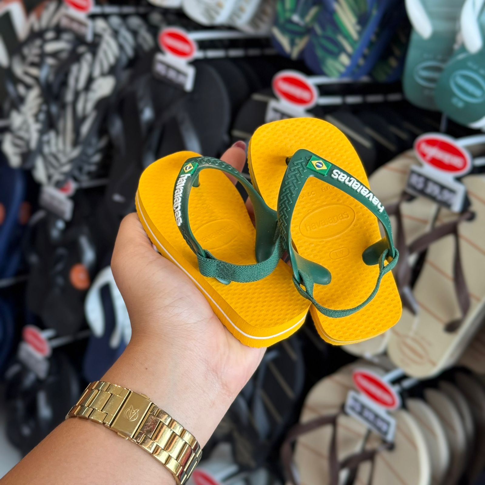 Havaianas Brasil - Kit Família (Amarelo Pop)