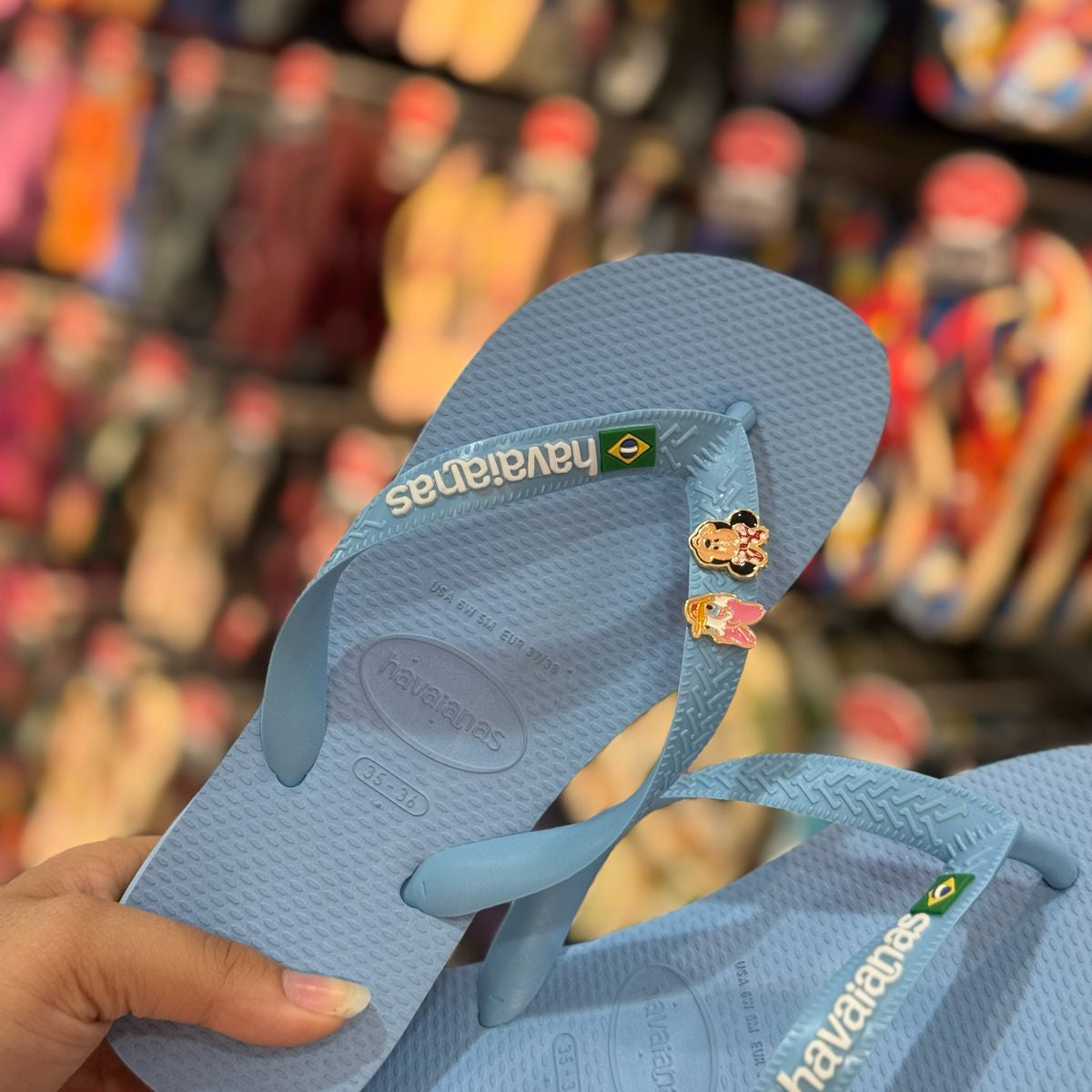 Havaianas Brasil Logo + Pins Disney