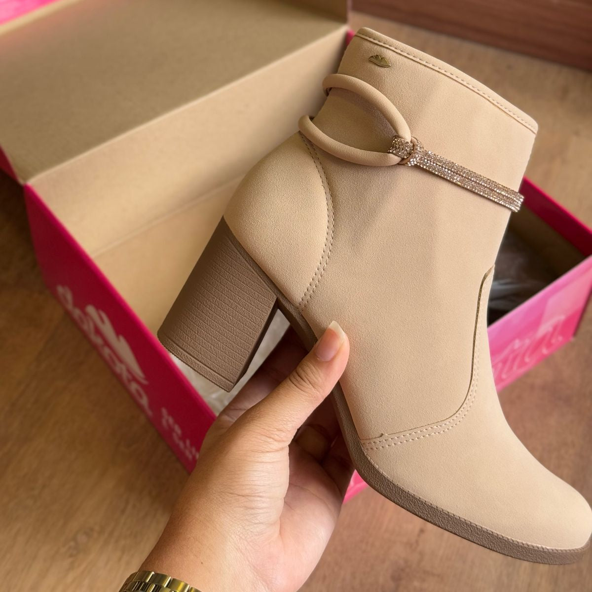 Bota Coturno Dakota com Strass DA821