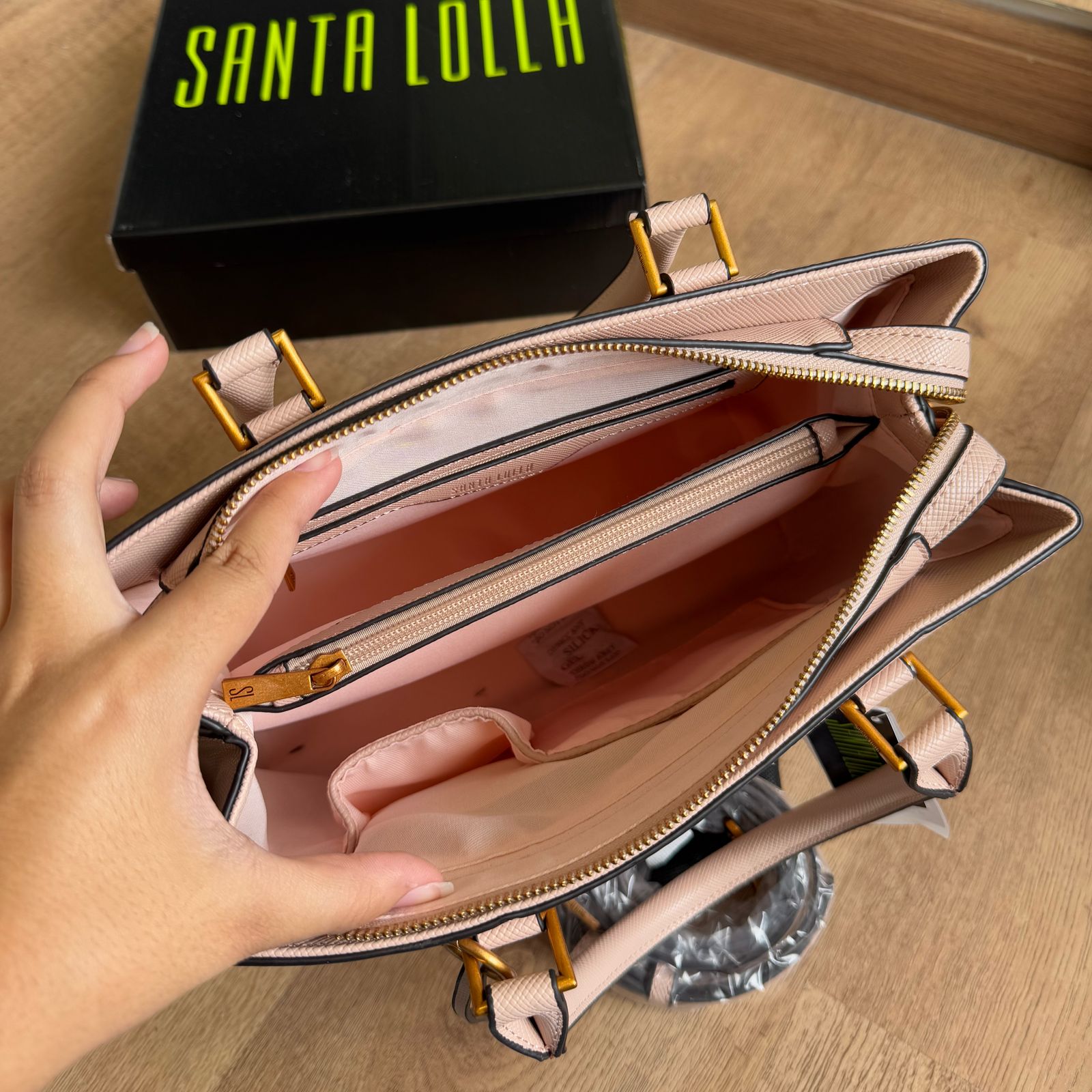 Bolsa Santa Lolla Tote Risco Duas Alças 0453.454B.0065