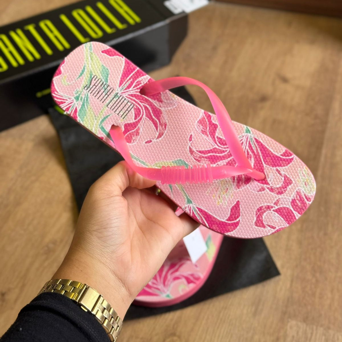 Chinelo Santa Lolla Flip flop Borracha 06C1.5225.0016