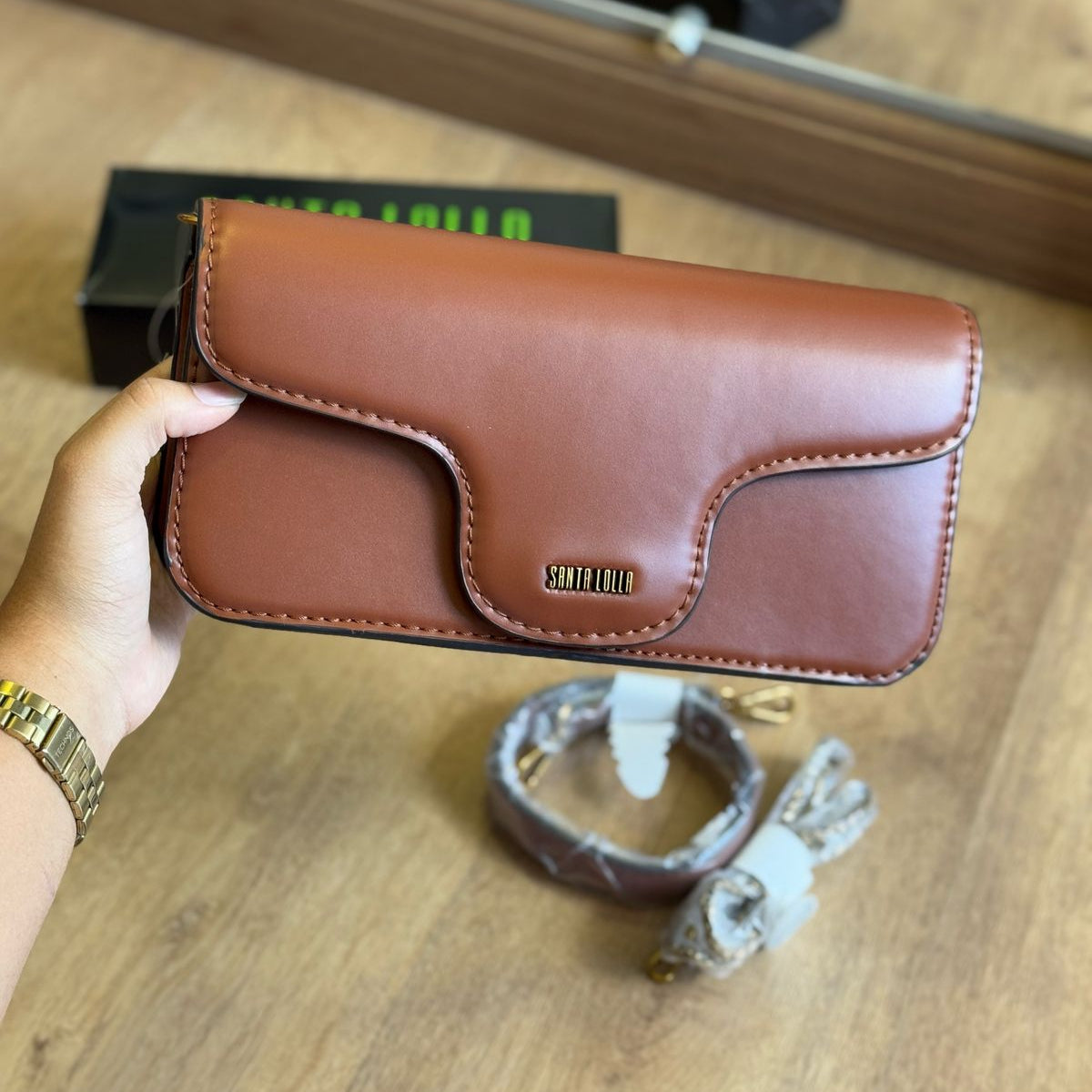 Bolsa Soft Santa Lolla Alça De Ombro 0452.4EDF.037B