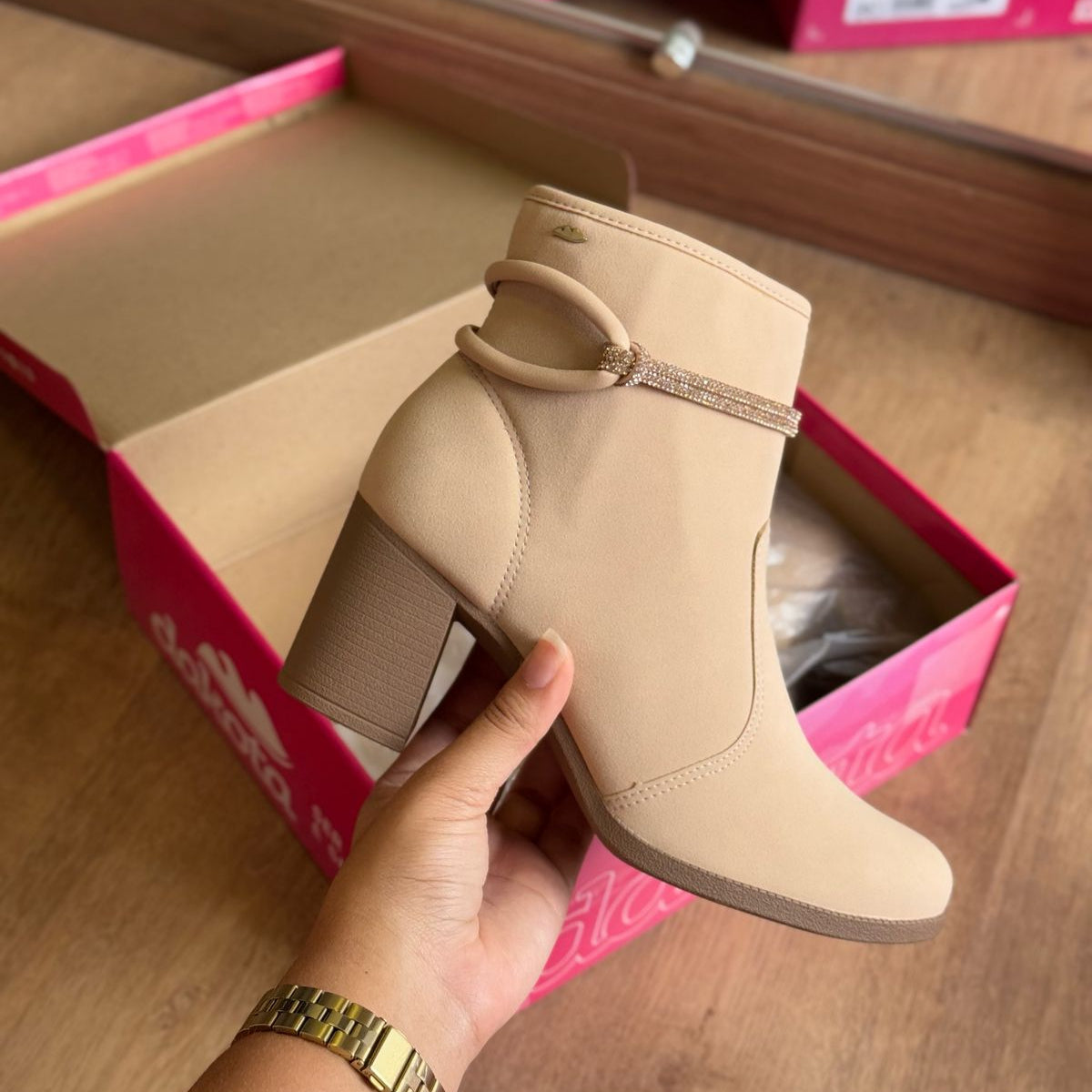 Bota Coturno Dakota com Strass DA821