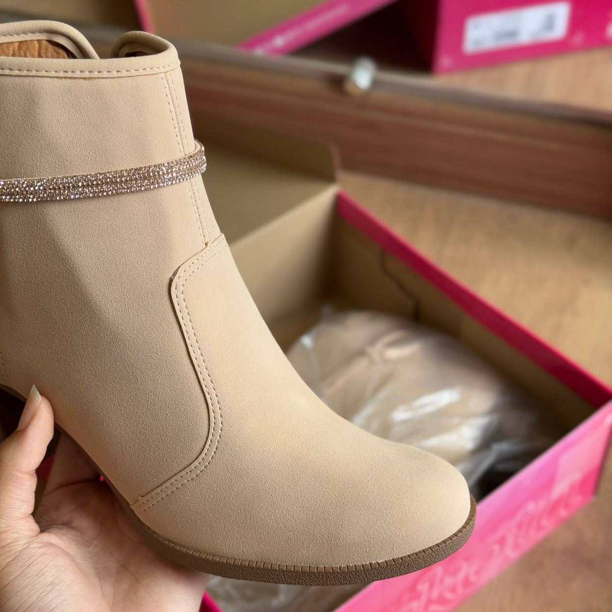 Bota Coturno Dakota com Strass DA821