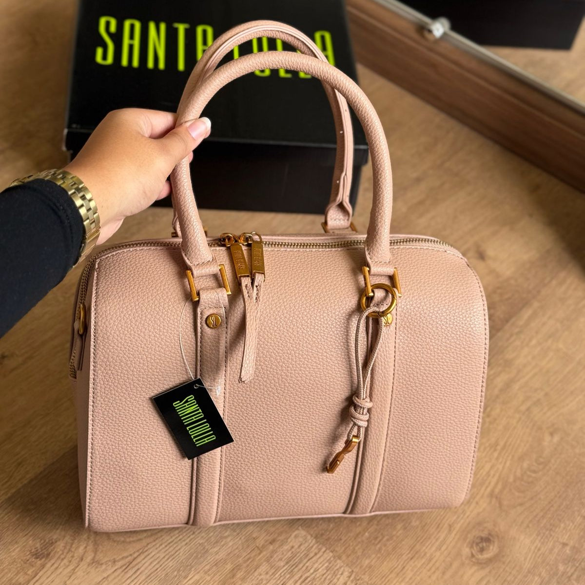 Bolsa Santa Lolla Bau Alça Transversal 0453.454E.0378