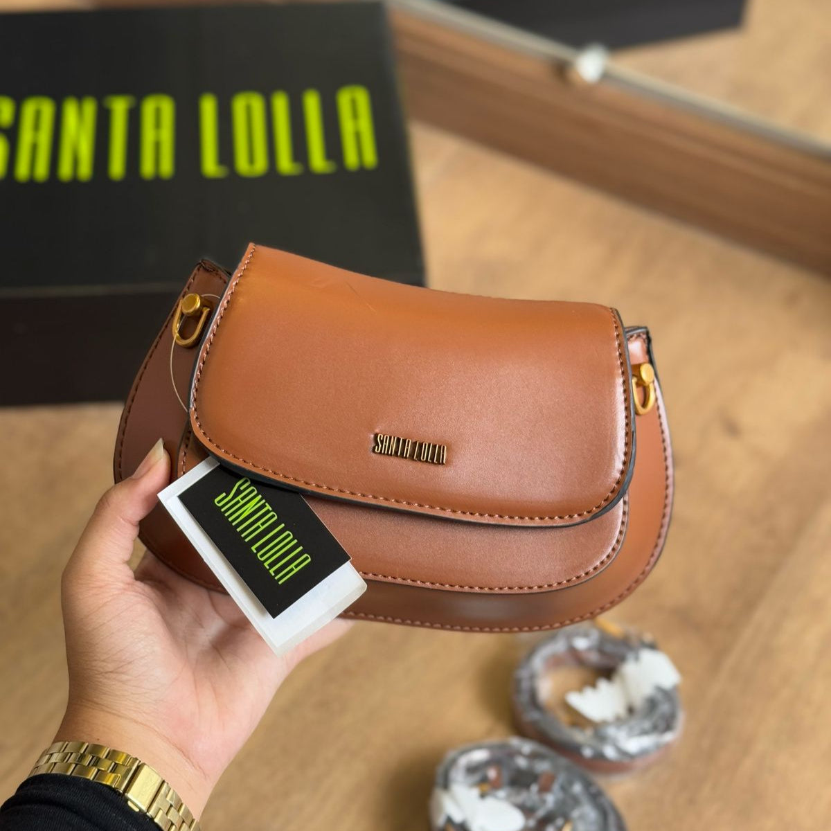 Bolsa Santa Lolla Soft Alça De Ombro 0470.4E74.037B