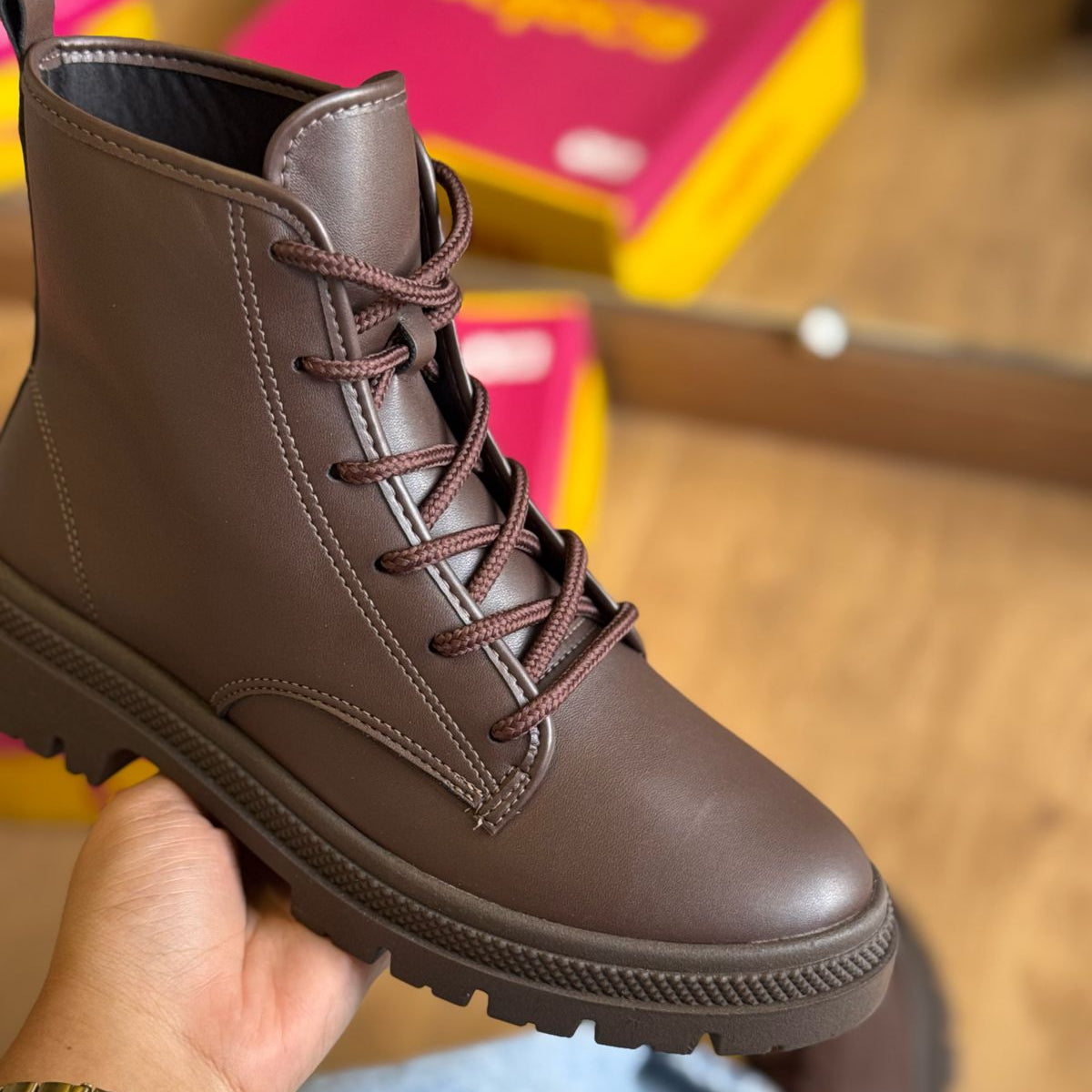Bota Coturno Moleca Cano Médio Tratorado 5344.101