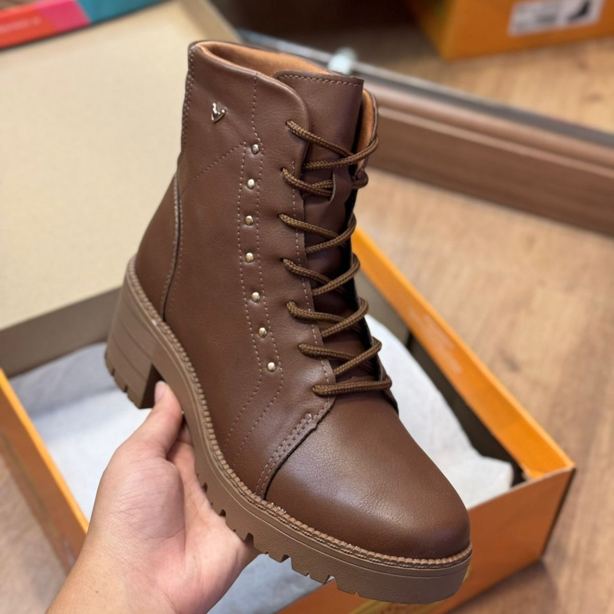 Bota Coturno Mississpi de Salto Bloco MA084