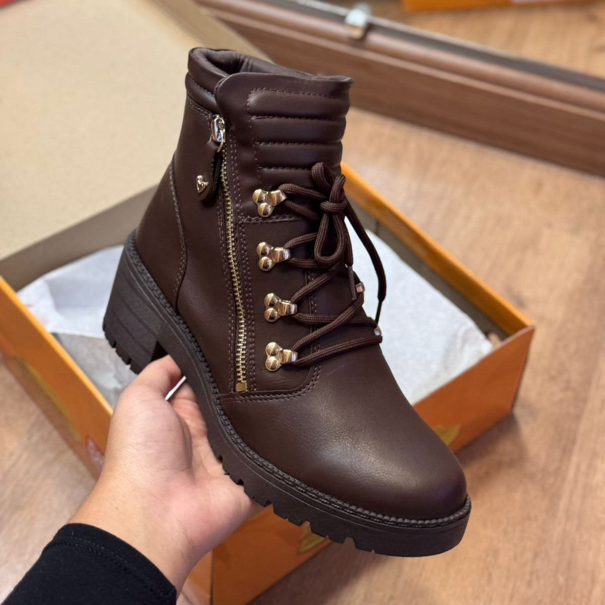 Bota Coturno Mississipi de Salto Bloco MI621