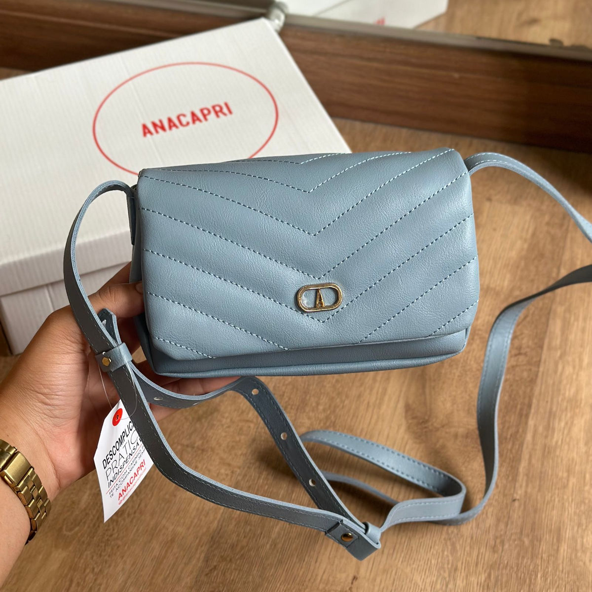 Bolsa Ana Capri Crossbody  Matelassê C500160586