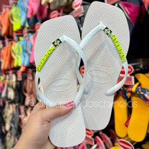Havaianas Slim Square + Pingente do Brasil e Placa Verde
